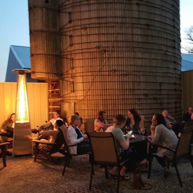 silo and firepit